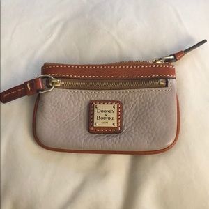 Dooney & Bourke Pebble Leather Keychain Wallet
